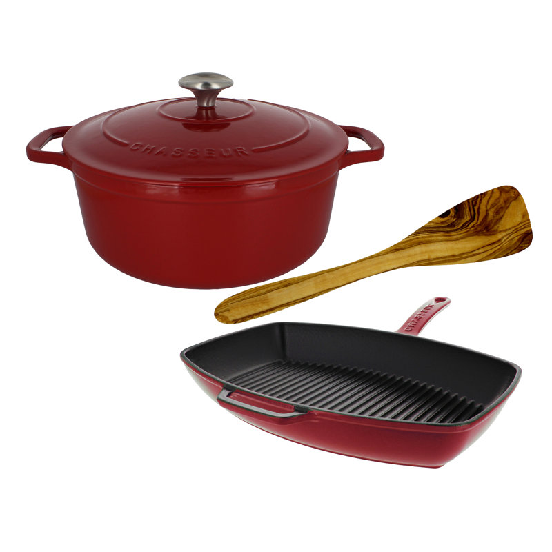 Chasseur 4 Piece Enameled Cookware Set Wayfair